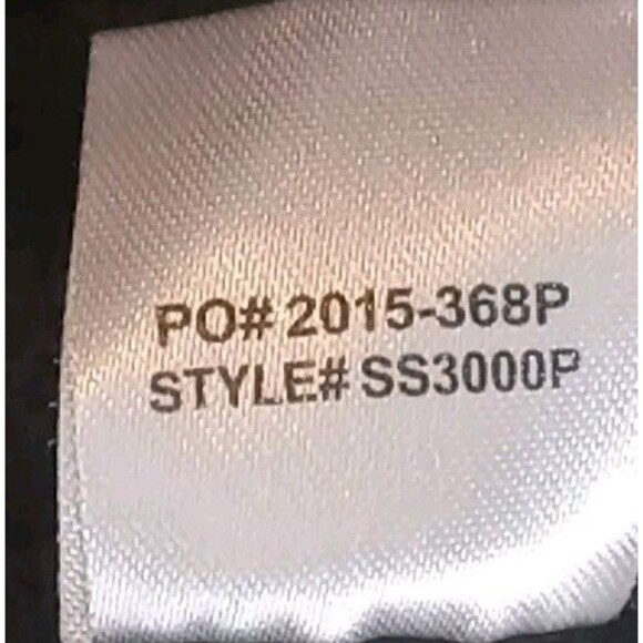 KASTLE Men’s Medium Black Crew Neck Sweatshirt Cotton Blend Pullover - Picture 4 of 8